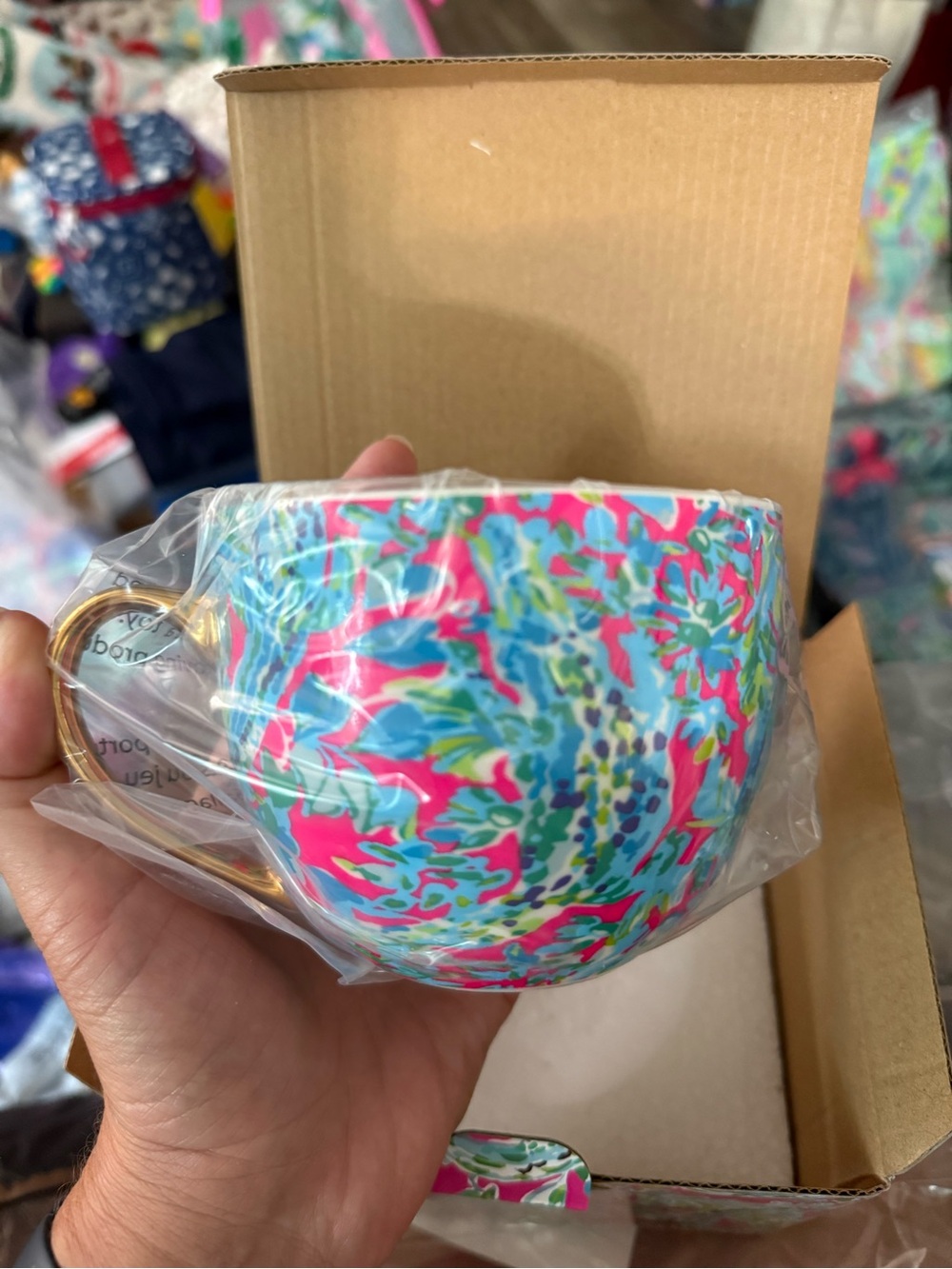 Lilly Pulitzer 16.3oz Cappuccino Mug